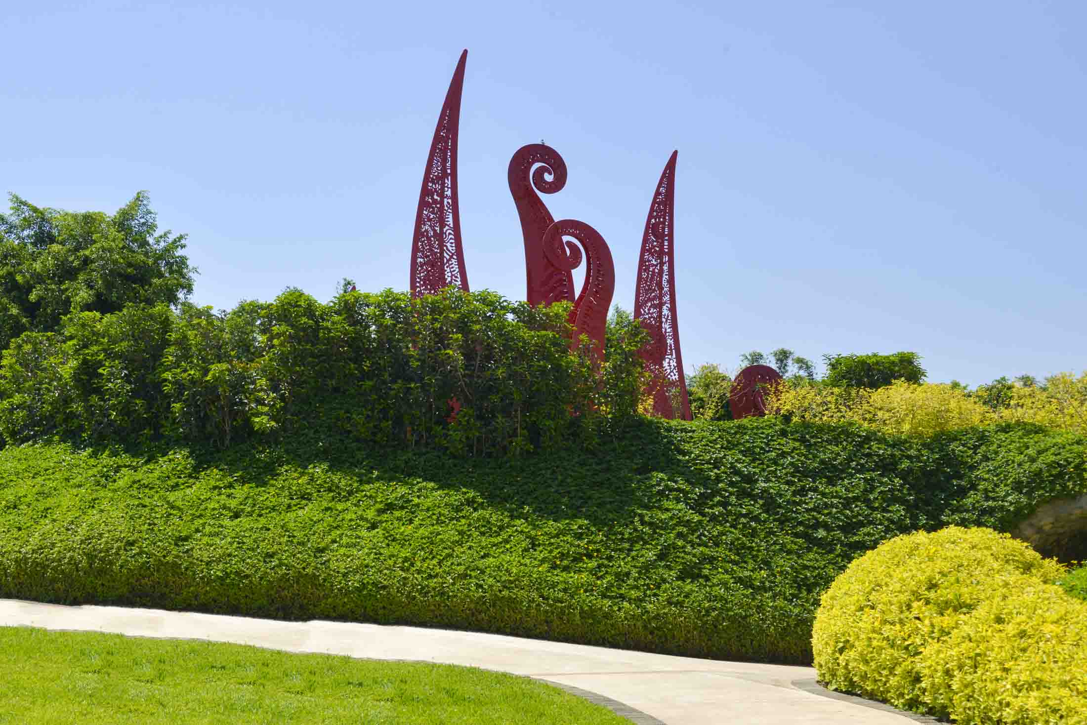 Escultura en Jardines de México 1